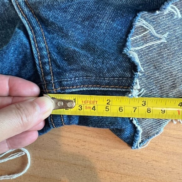 Boyish THE CODY Denim High Rise Cut Off Short Sz 27 in THE BIRDS - Picture 8 of 9